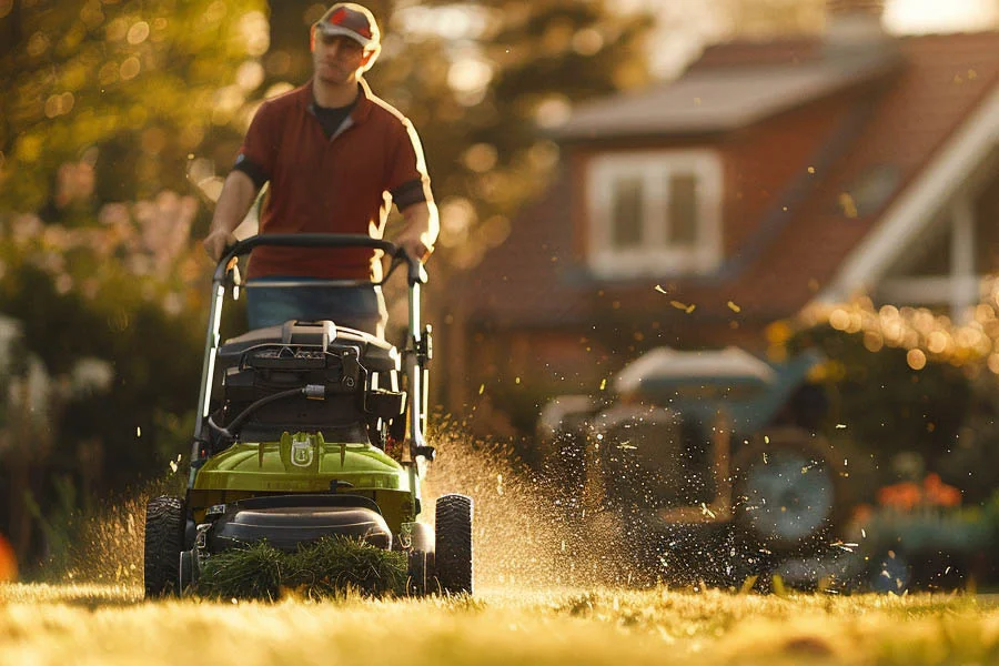 small grass mower